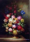 Floral, beautiful classical still life of flowers.127 unknow artist